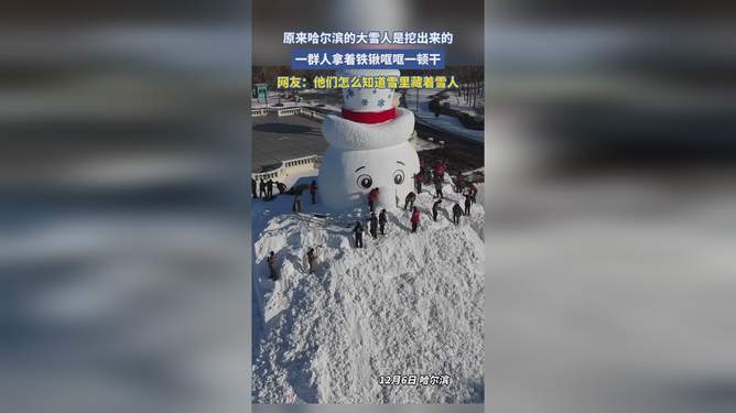 哈尔滨大雪人，原来是挖出来的奇迹_精选解释