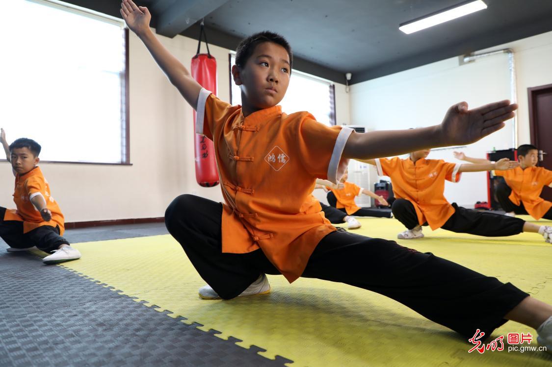 小学生等公交练武术，城市中的活力瞬间_权威解释