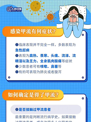 感染甲流后不能硬扛——应对甲流的正确方式