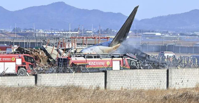 一架飞机在韩国釜山金海机场起火的事故分析