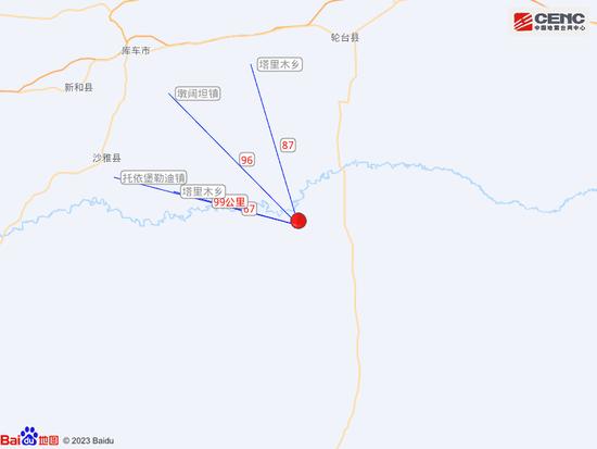 新疆库车市发生5.0级地震？假的